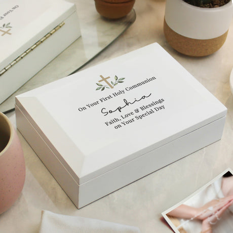 Personalised Religious Ceremony Jewellery Box: 5 - Jewellery Boxes By Gift Moments