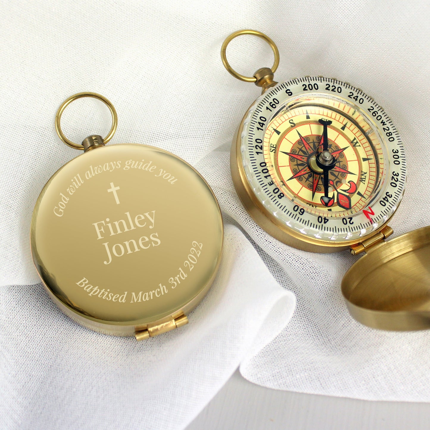 Personalised Religious Compass: 1 - Compasses By Gift Moments