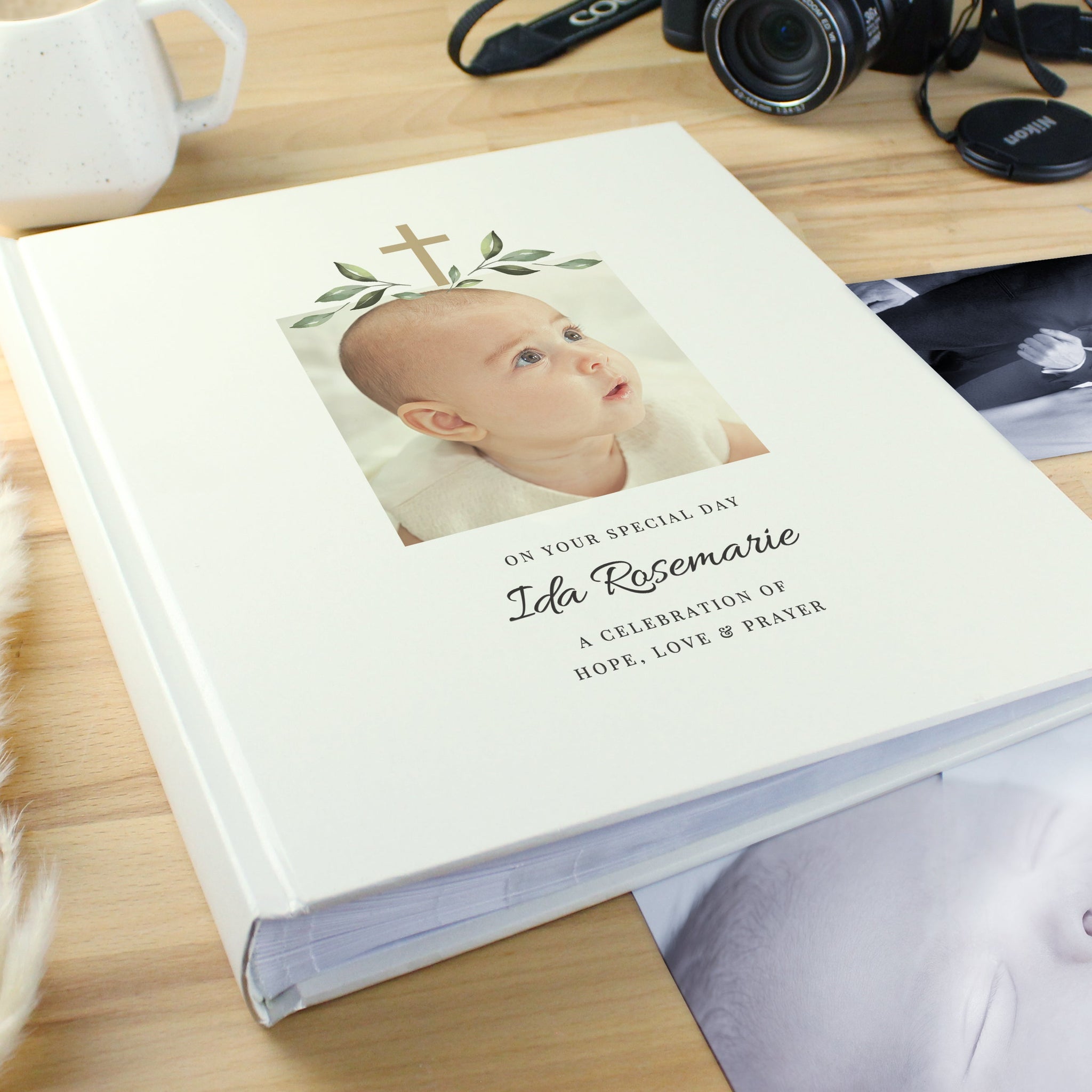 Personalised Religious Photo Upload Traditional Photo Album: 5 - Photo Albums By Gift Moments