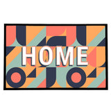 Personalised Retro Pattern Indoor Doormat: 4 - Doormats By Gift Moments