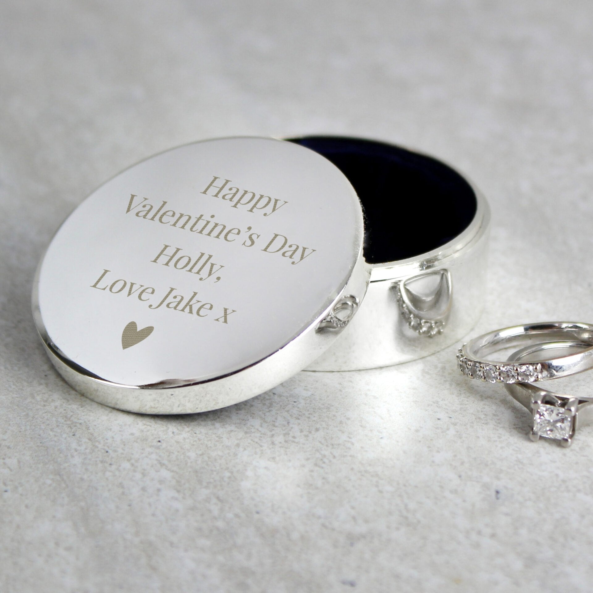 Personalised Ring Box: 4 - Trinket Boxes By Gift Moments