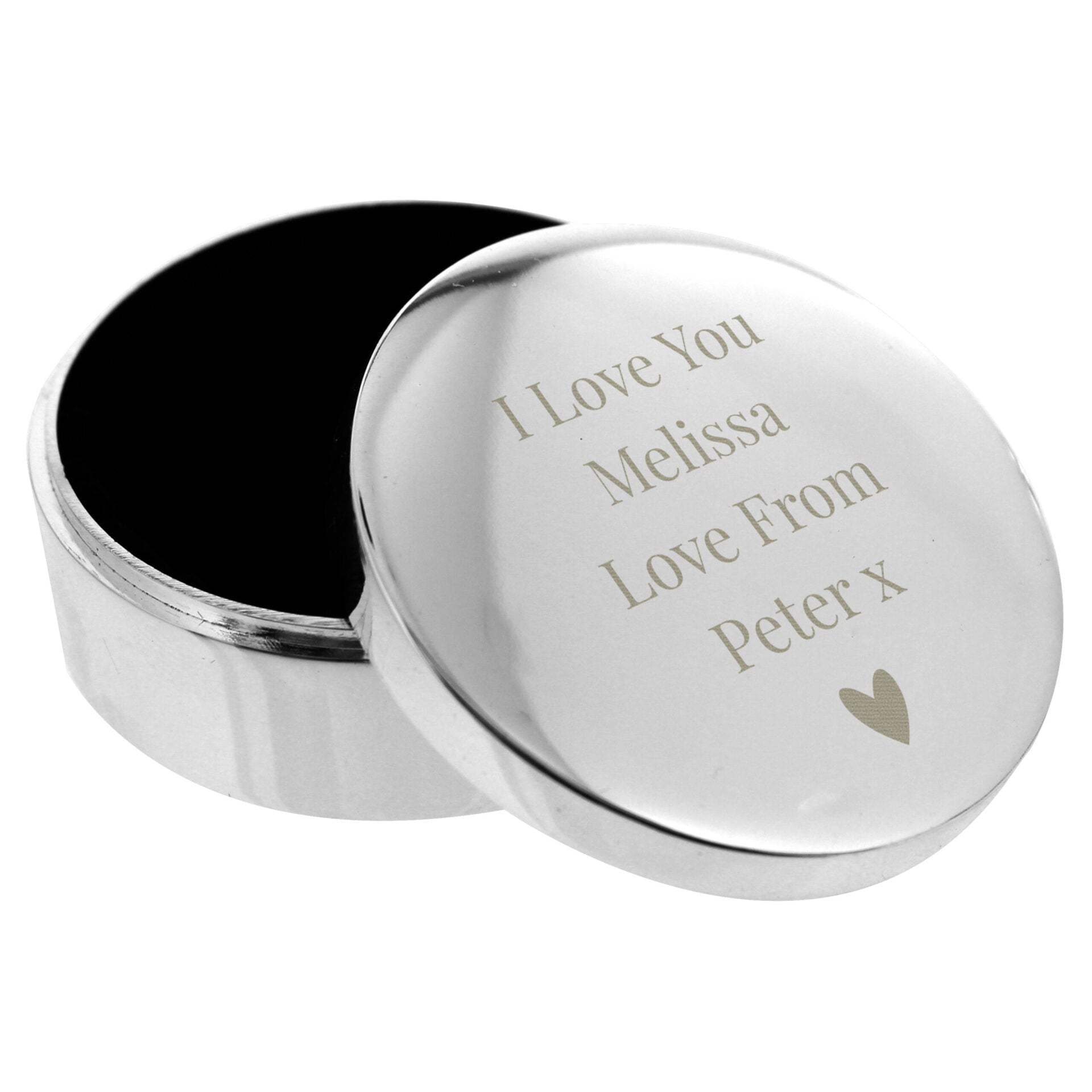 Personalised Ring Box: 5 - Trinket Boxes By Gift Moments