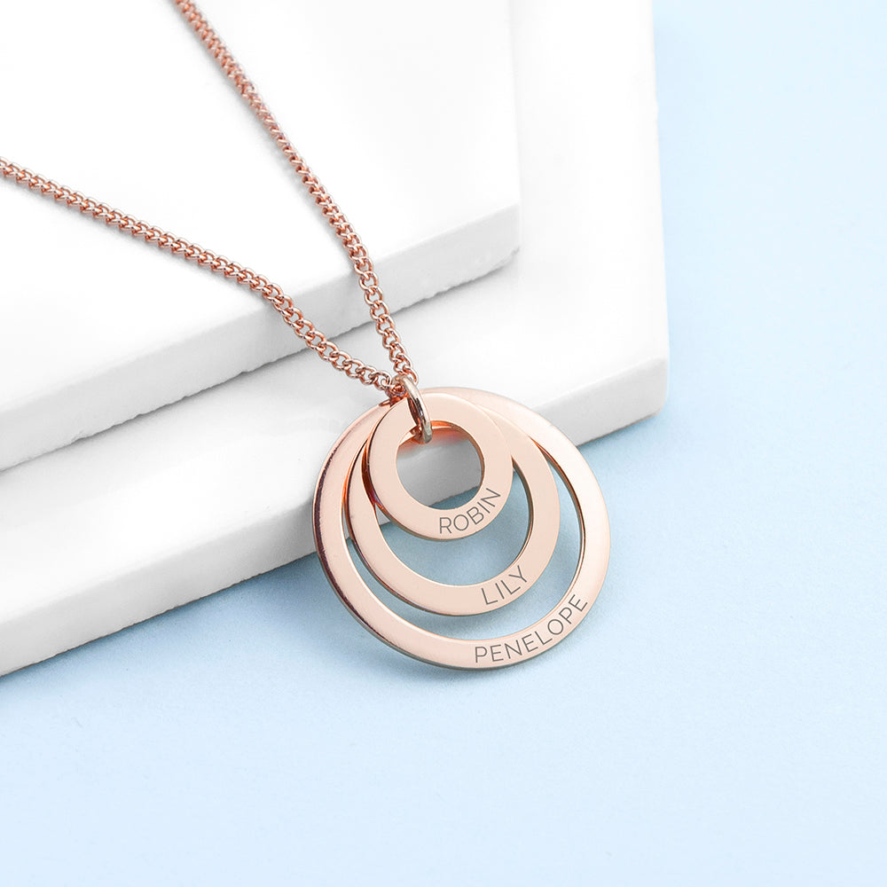 Personalised Rings of Love Necklaces: 1 - Necklaces By Gift Moments