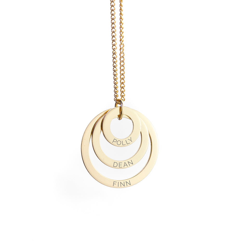 Personalised Rings of Love Necklaces: 9 - Necklaces By Gift Moments