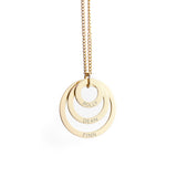 Personalised Rings of Love Necklaces: 9 - Necklaces By Gift Moments