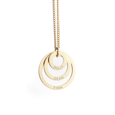 Personalised Rings of Love Necklaces: 9 - Necklaces By Gift Moments