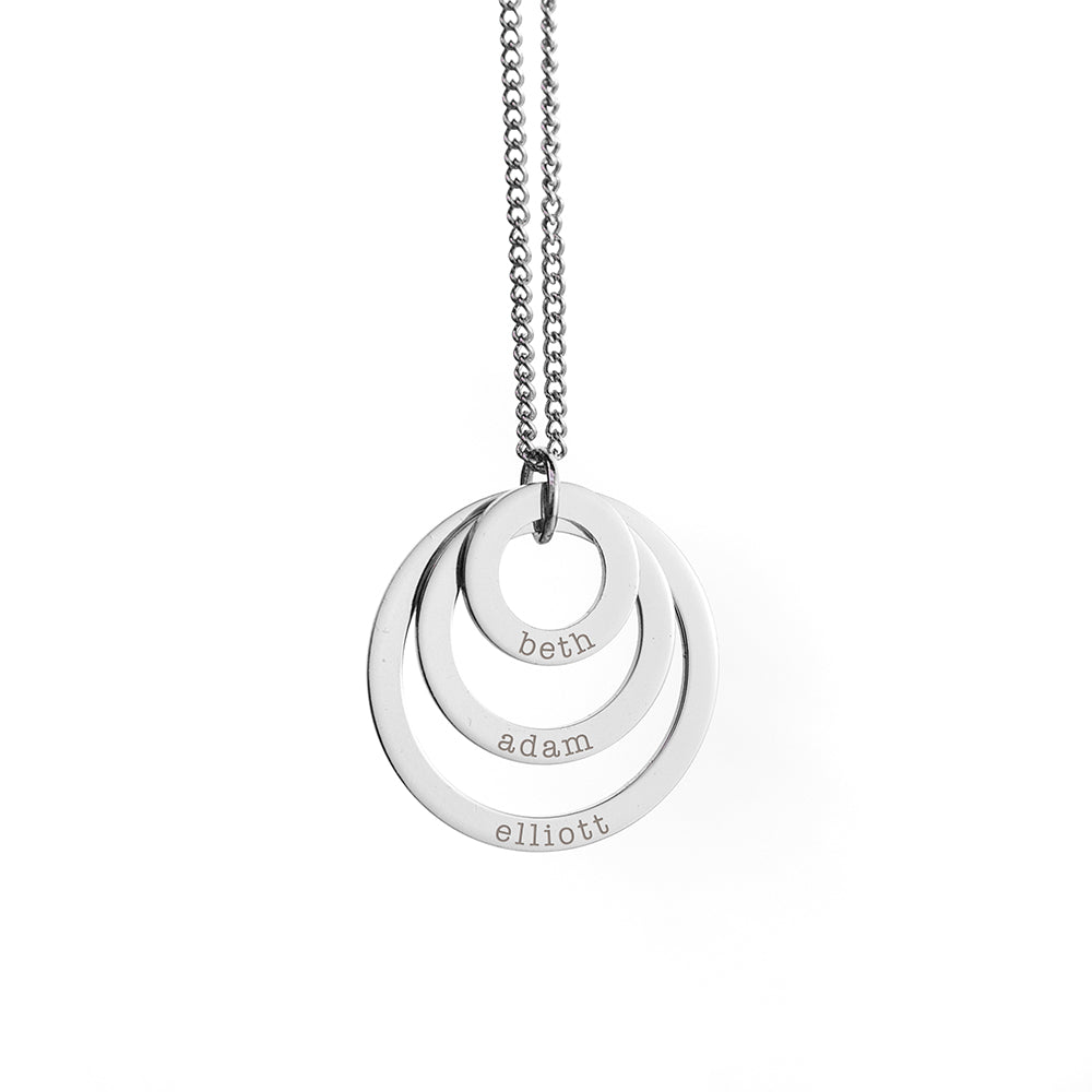 Personalised Rings of Love Necklaces: 10 - Necklaces By Gift Moments