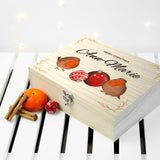 Personalised Robin Baubles Christmas Tea Box Selection: 1 Tea Boxes By Gift Moments