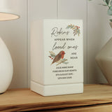 Personalised Robins Appear Small Wooden Urn: 1 - Urns By Gift Moments