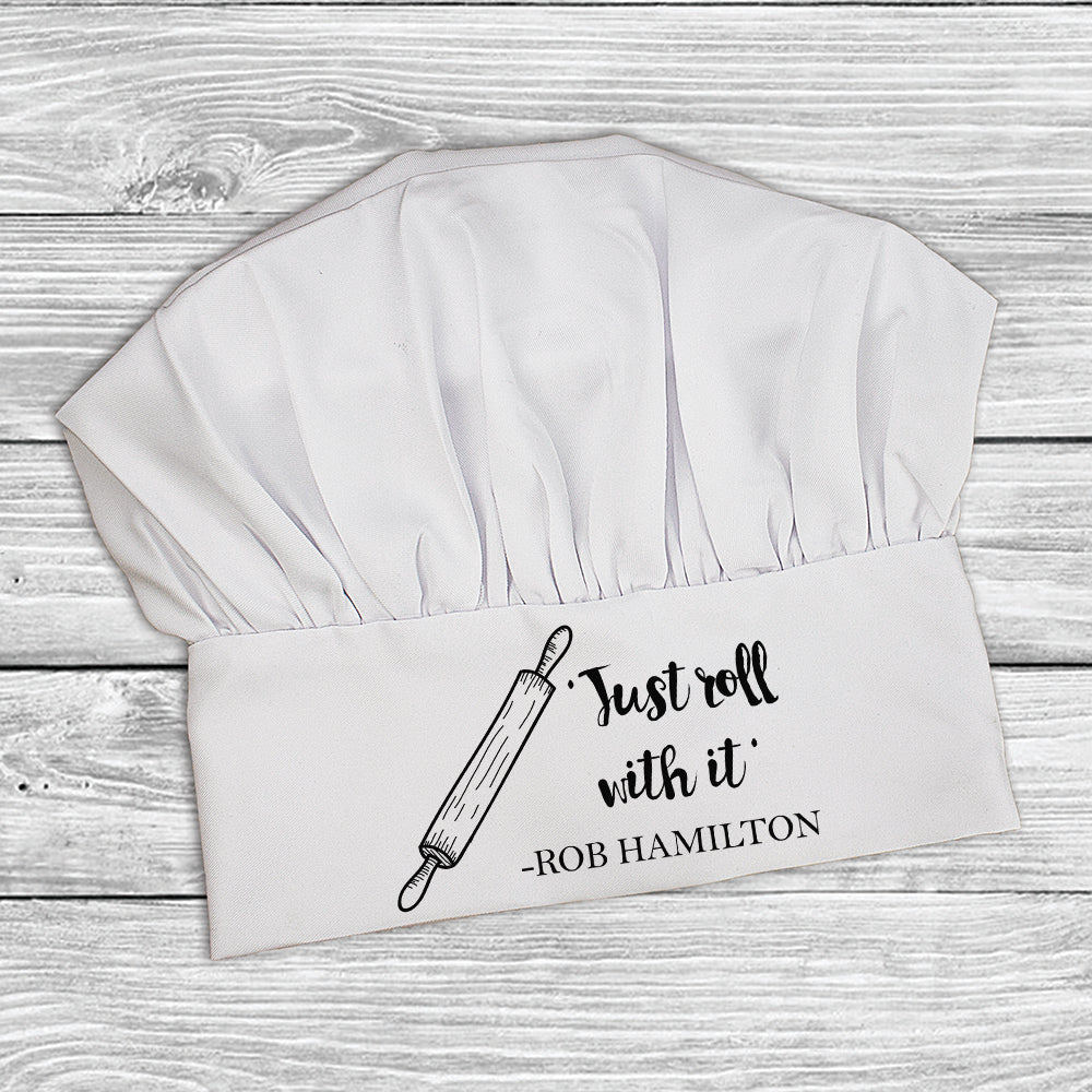 Personalised Roll With it Chef Hat: 2 - Chef Hats By Gift Moments