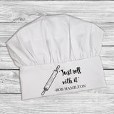 Personalised Roll With it Chef Hat: 2 - Chef Hats By Gift Moments