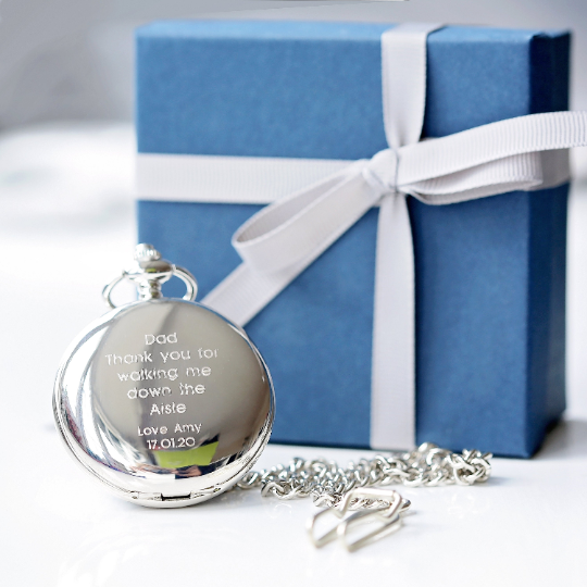 Personalised Roman Skeleton Pocket Watch: 6 - Watches By Gift Moments