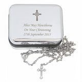 Personalised Rosary Beads and Cross Trinket Box: 7 - Trinket Boxes By Gift Moments
