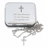 Personalised Rosary Beads and Cross Trinket Box: 4 - Trinket Boxes By Gift Moments