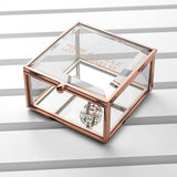 Personalised Rose Gold Glass Trinket Boxes: 9 Trinket Boxes By Gift Moments