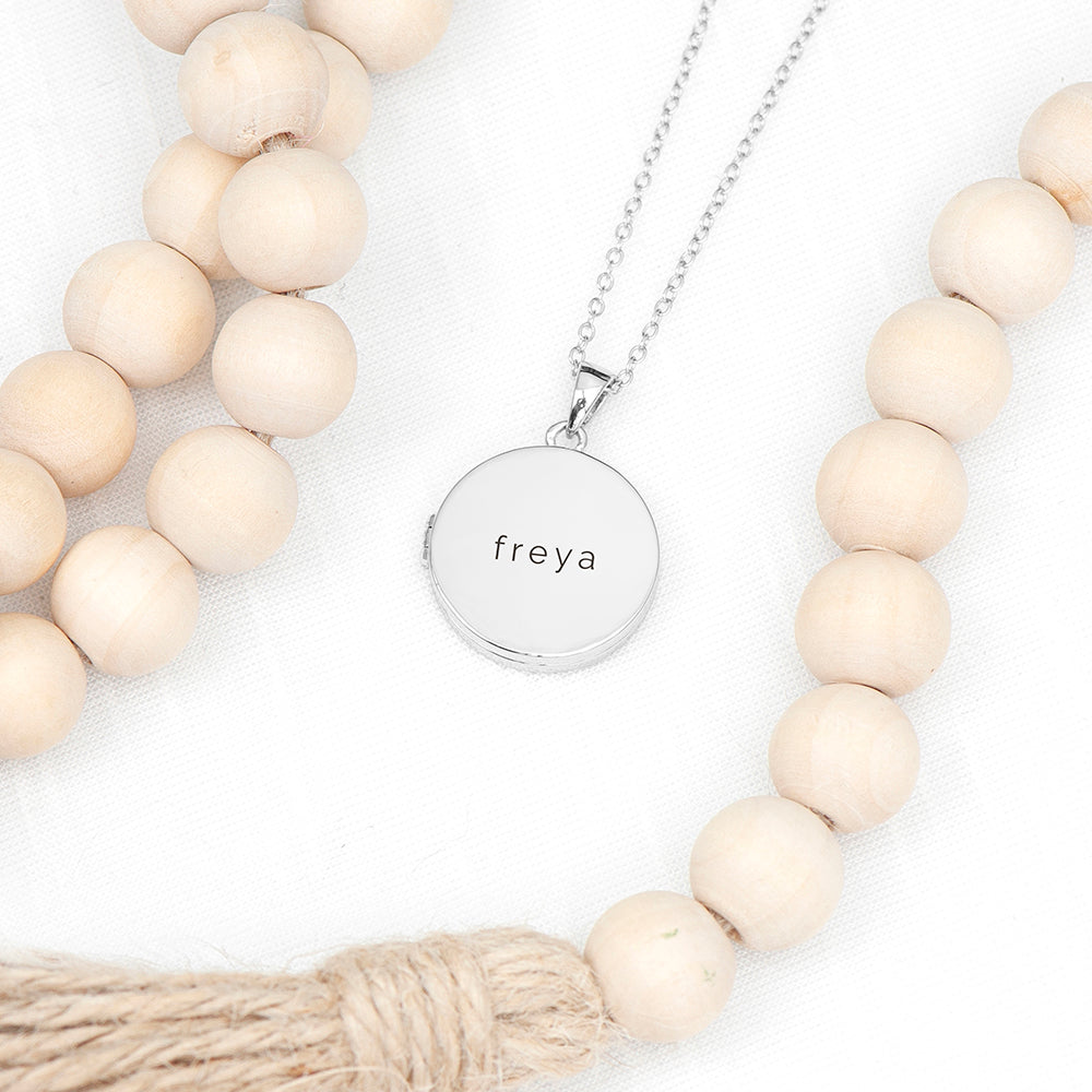 Personalised Round Photo Locket Pendant Necklaces: 11 - Necklaces By Gift Moments