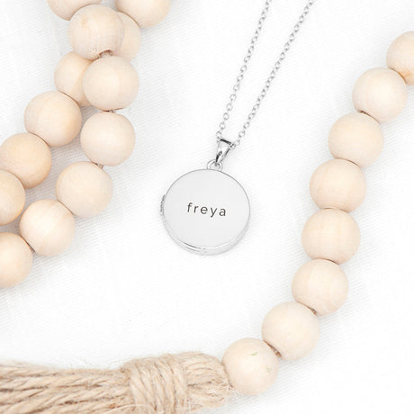 Personalised Round Photo Locket Pendant Necklaces: 11 - Necklaces By Gift Moments