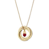 Personalised Russian Ring Crystal Necklaces: 10 - Necklaces By Gift Moments
