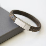 Personalised Rustic Antique Style Bracelet: 2 - Large 22cm - Bracelets By Gift Moments