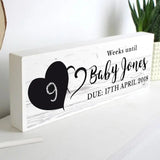 Personalised Rustic Countdown Block Sign: 2 - Signs & Plaques By Gift Moments