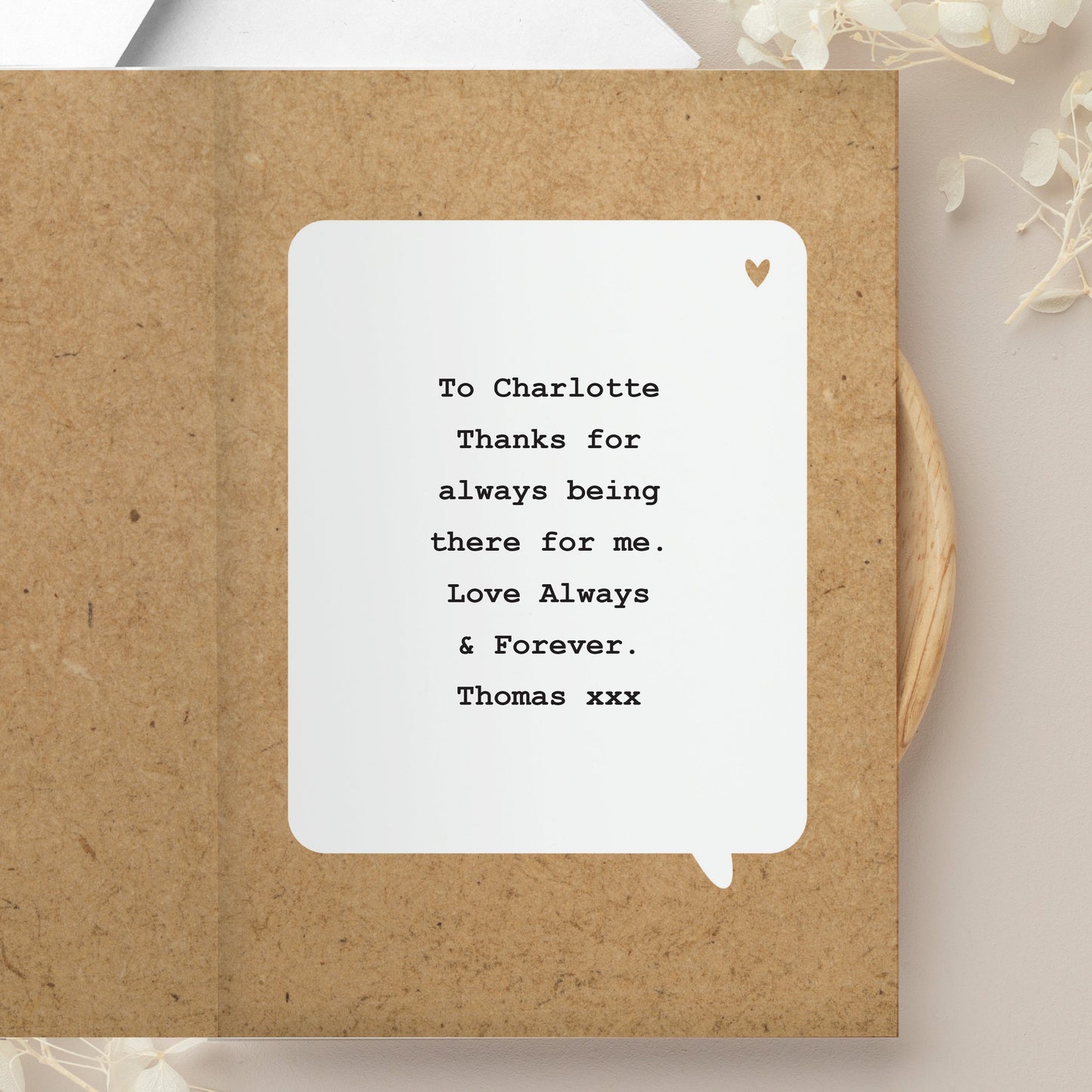 Personalised Rustic Polaroid Photo Upload Card: 6 - Greeting Cards By Gift Moments