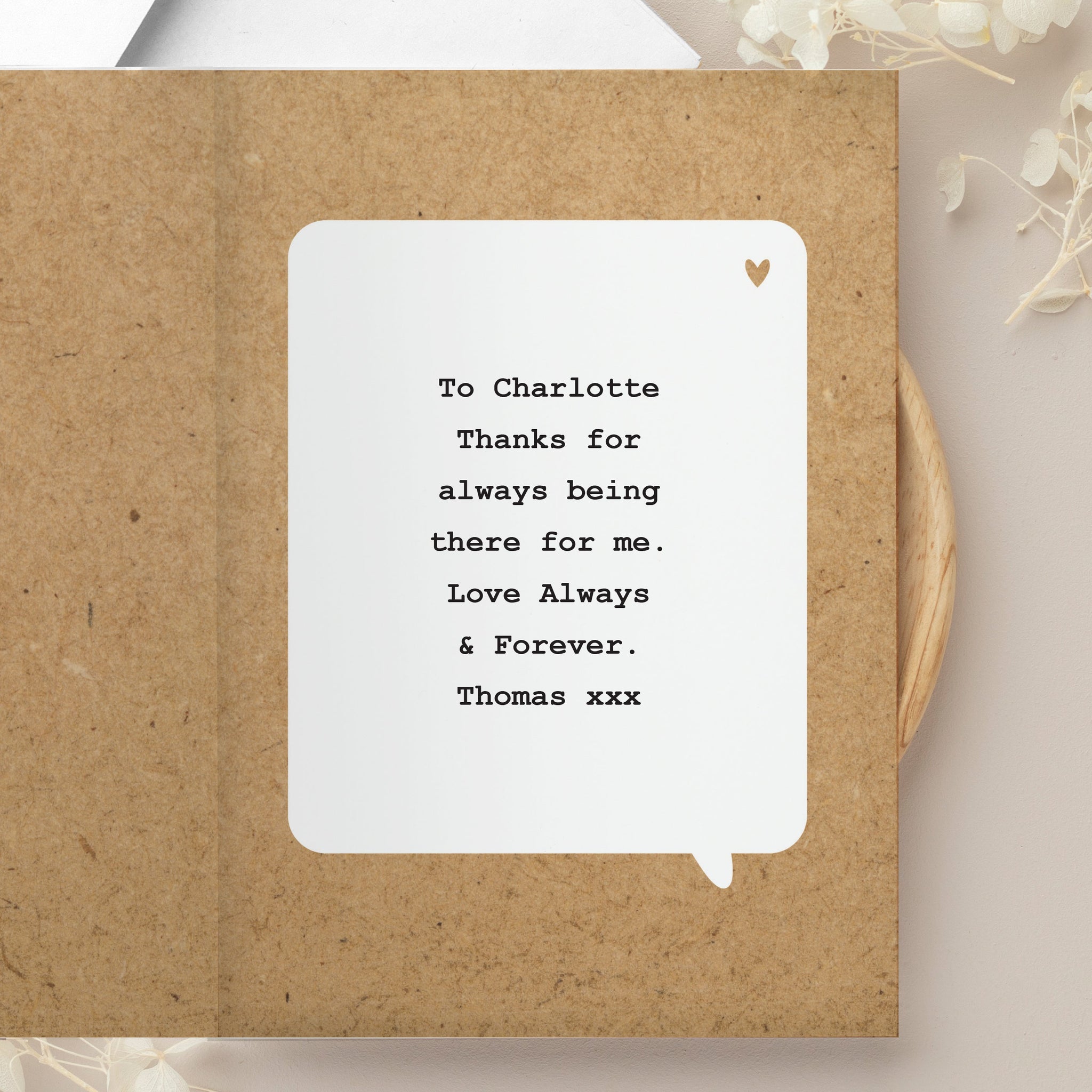Personalised Rustic Polaroid Photo Upload Card: 6 - Greeting Cards By Gift Moments