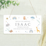 Personalised Safari Animals Wooden Sign: 2 - Signs & Plaques By Gift Moments