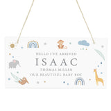 Personalised Safari Animals Wooden Sign: 5 - Signs & Plaques By Gift Moments