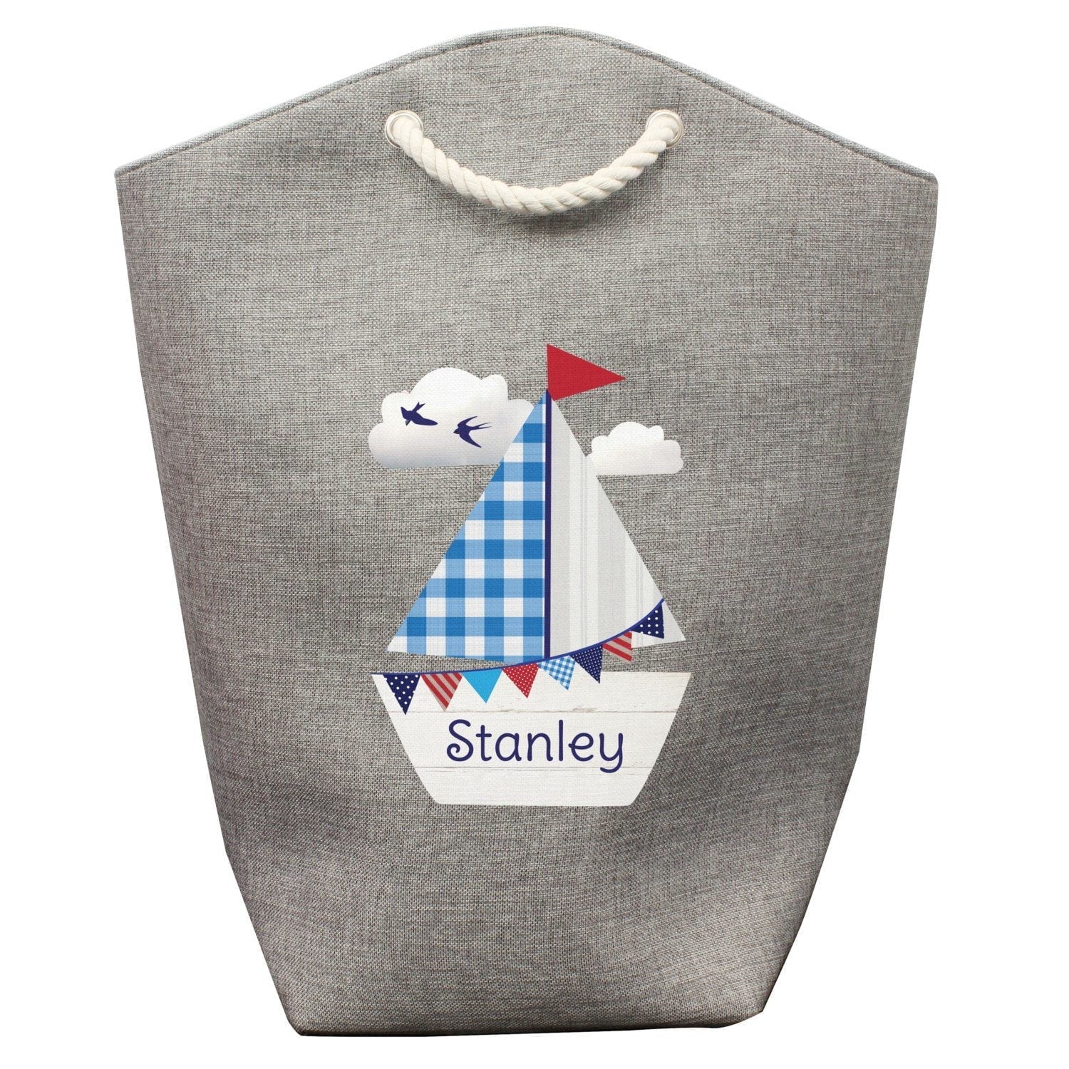 Personalised Sailboat Storage Bag: 4 - Storage By Gift Moments