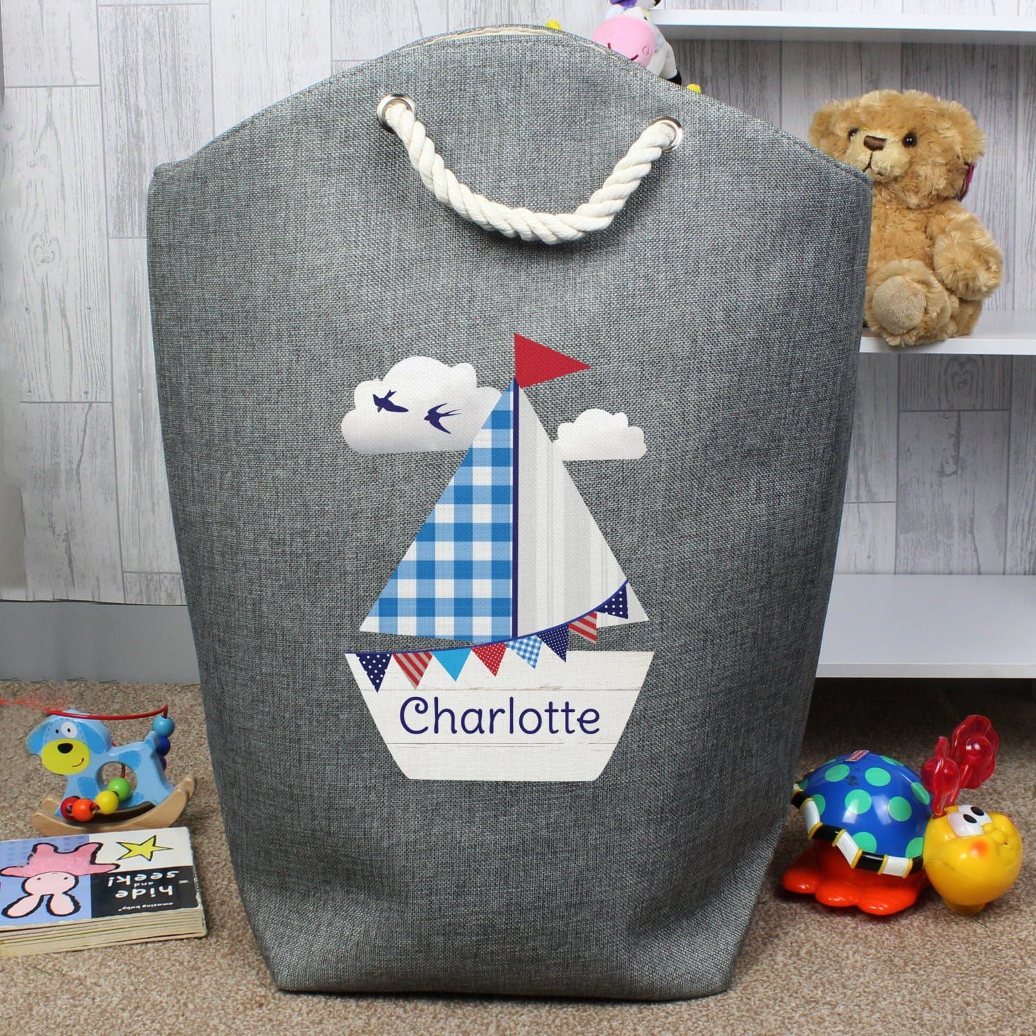 Personalised Sailboat Storage Bag: 1 - Storage By Gift Moments