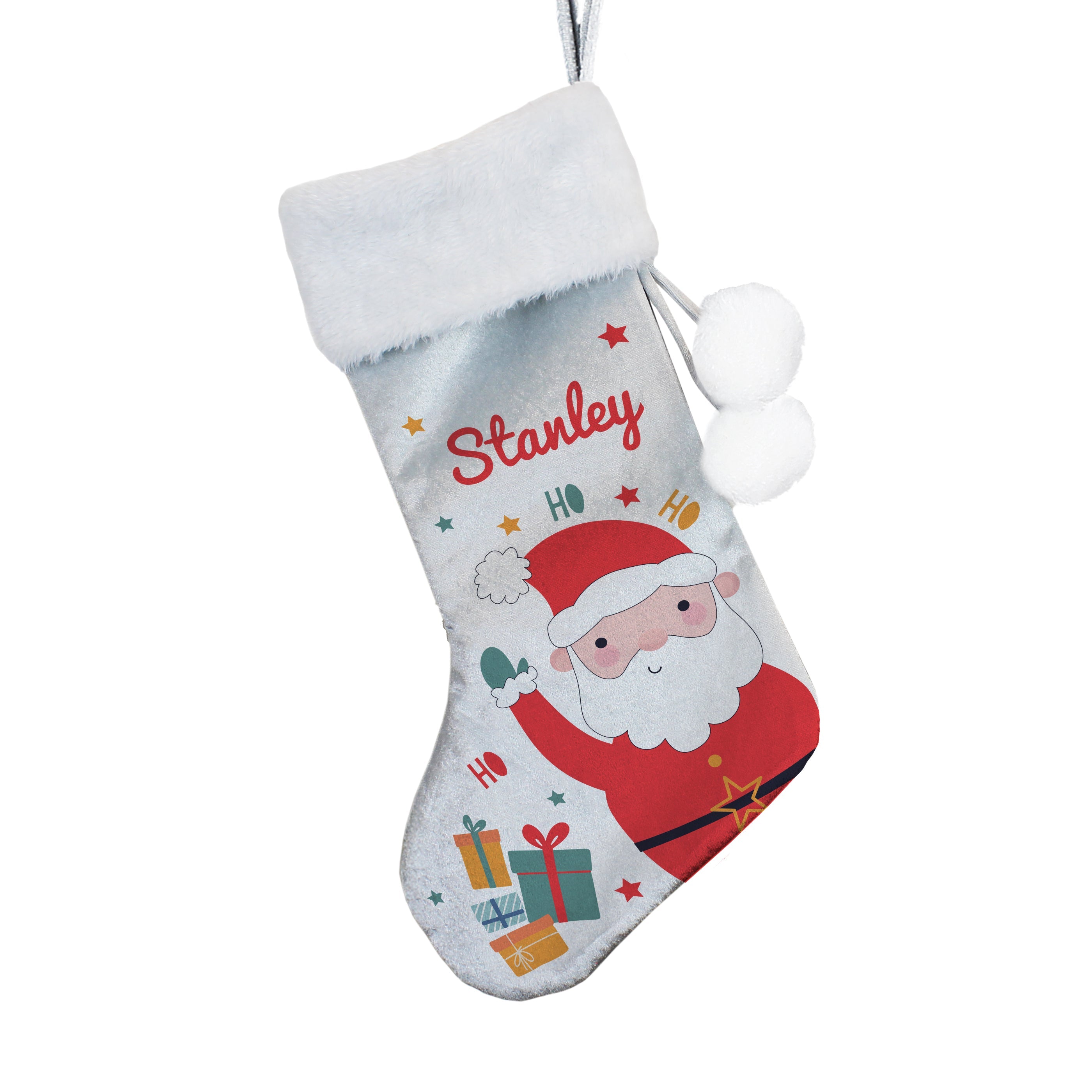 Personalised Santa Christmas Stocking - Shop Christmas Stockings At Gift Moments - 4