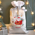 Personalised Santa Sleigh Christmas Sack - Shop Christmas Sacks At Gift Moments - 1