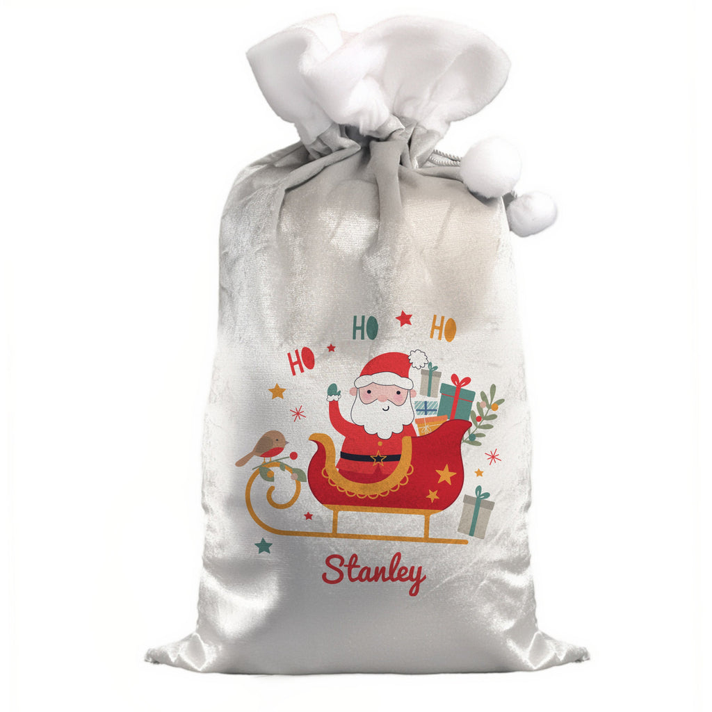Personalised Santa Sleigh Christmas Sack - Shop Christmas Sacks At Gift Moments - 4
