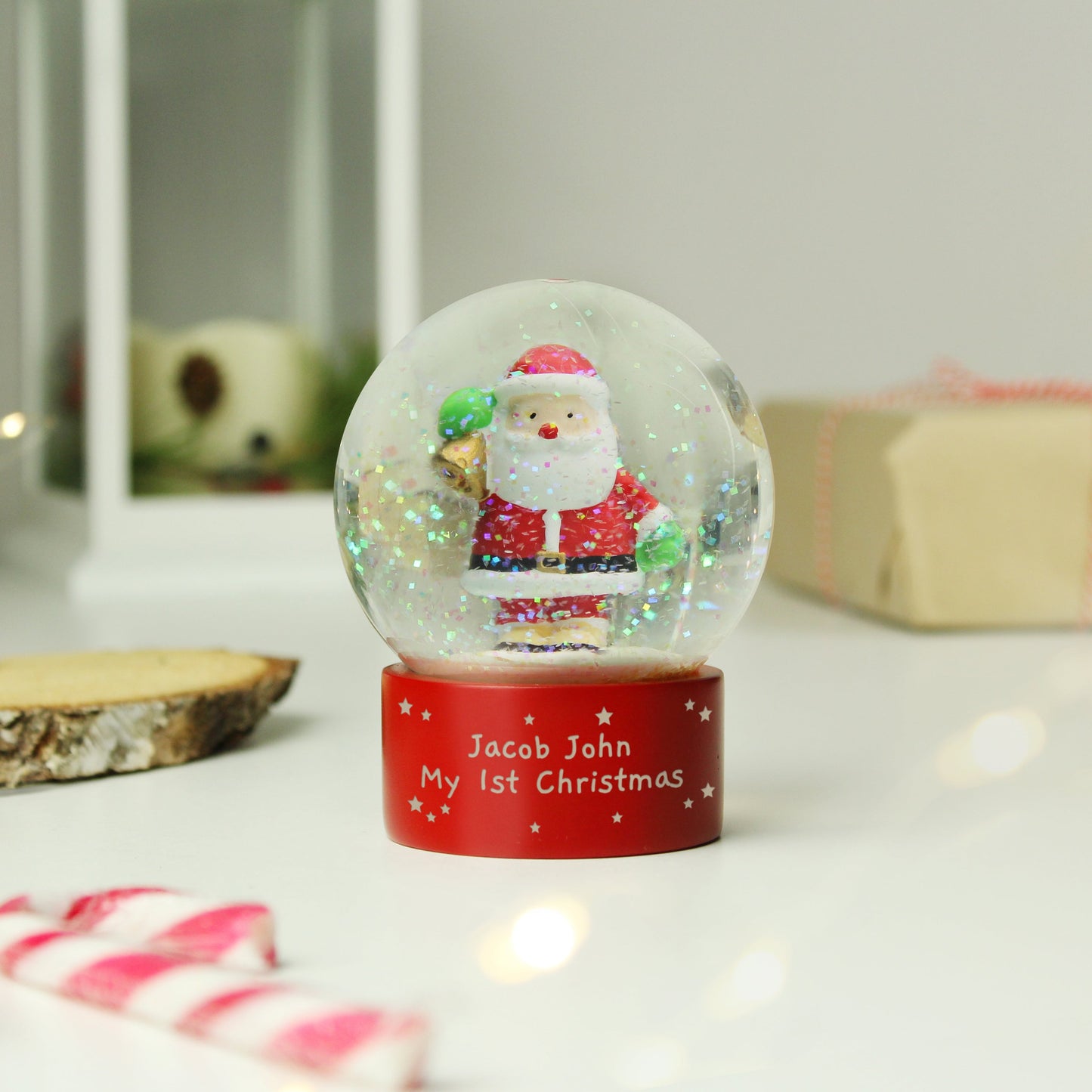 Personalised Santa Snow Globe: 4 - Snow Globes By Gift Moments