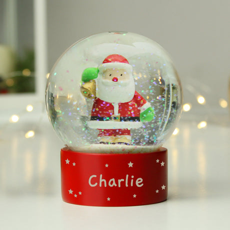 Personalised Santa Snow Globe: 3 - Snow Globes By Gift Moments