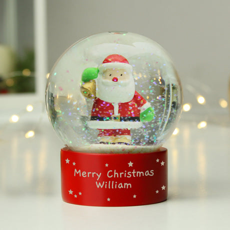 Personalised Santa Snow Globe: 5 - Snow Globes By Gift Moments
