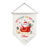 Personalised Santa Stop Here Banner: 4 - Signs & Plaques By Gift Moments