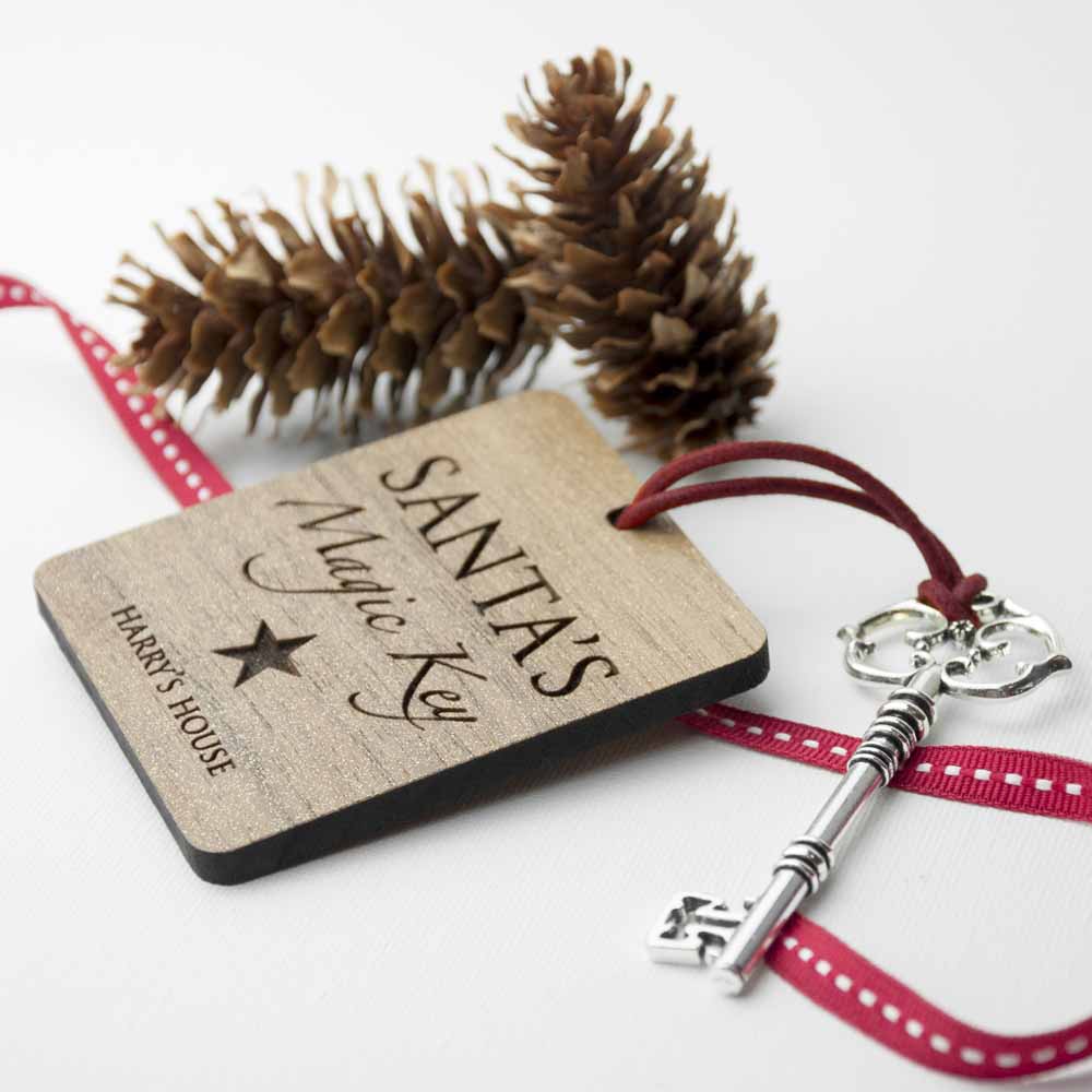 Personalised Santa’s Magic Key: 4 - Keyrings By Gift Moments