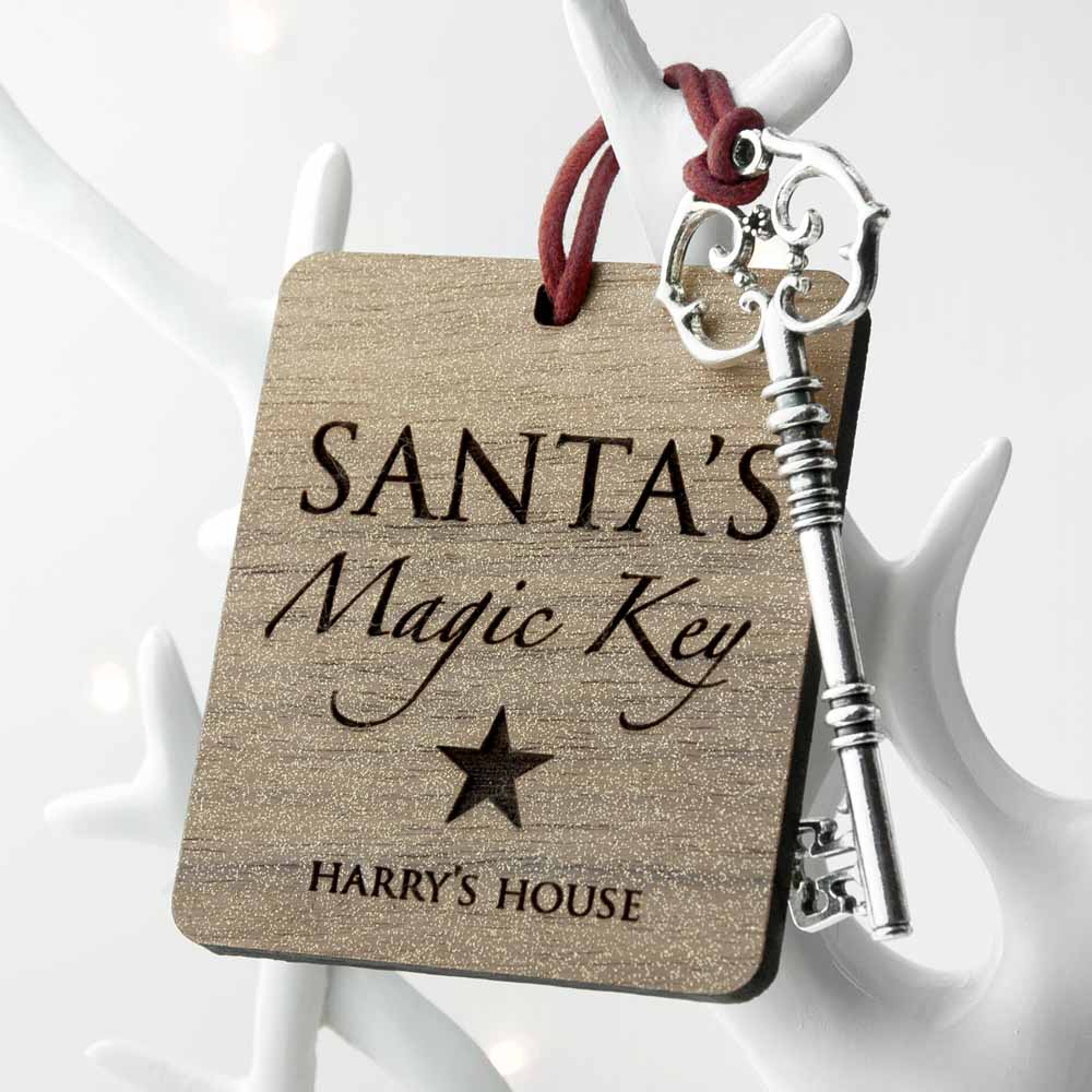 Personalised Santa’s Magic Key: 6 - Keyrings By Gift Moments