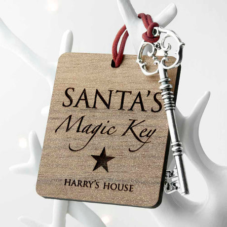 Personalised Santa’s Magic Key: 6 - Keyrings By Gift Moments