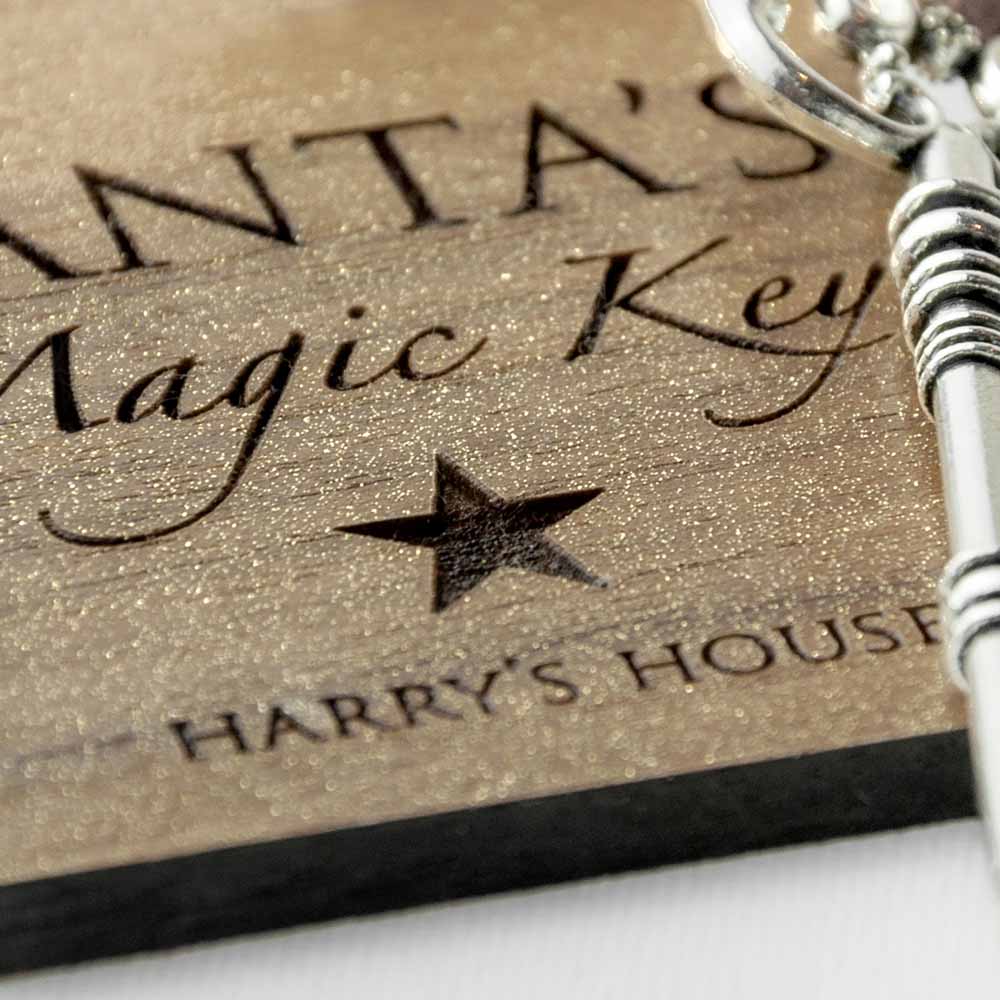 Personalised Santa’s Magic Key: 3 - Keyrings By Gift Moments
