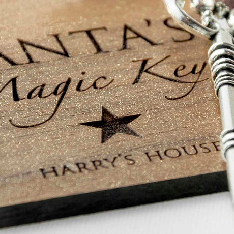 Personalised Santa’s Magic Key: 3 - Keyrings By Gift Moments