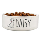 Personalised Scribble Dog 14cm Medium Pet Bowl: 4 - Pet Products By Gift Moments
