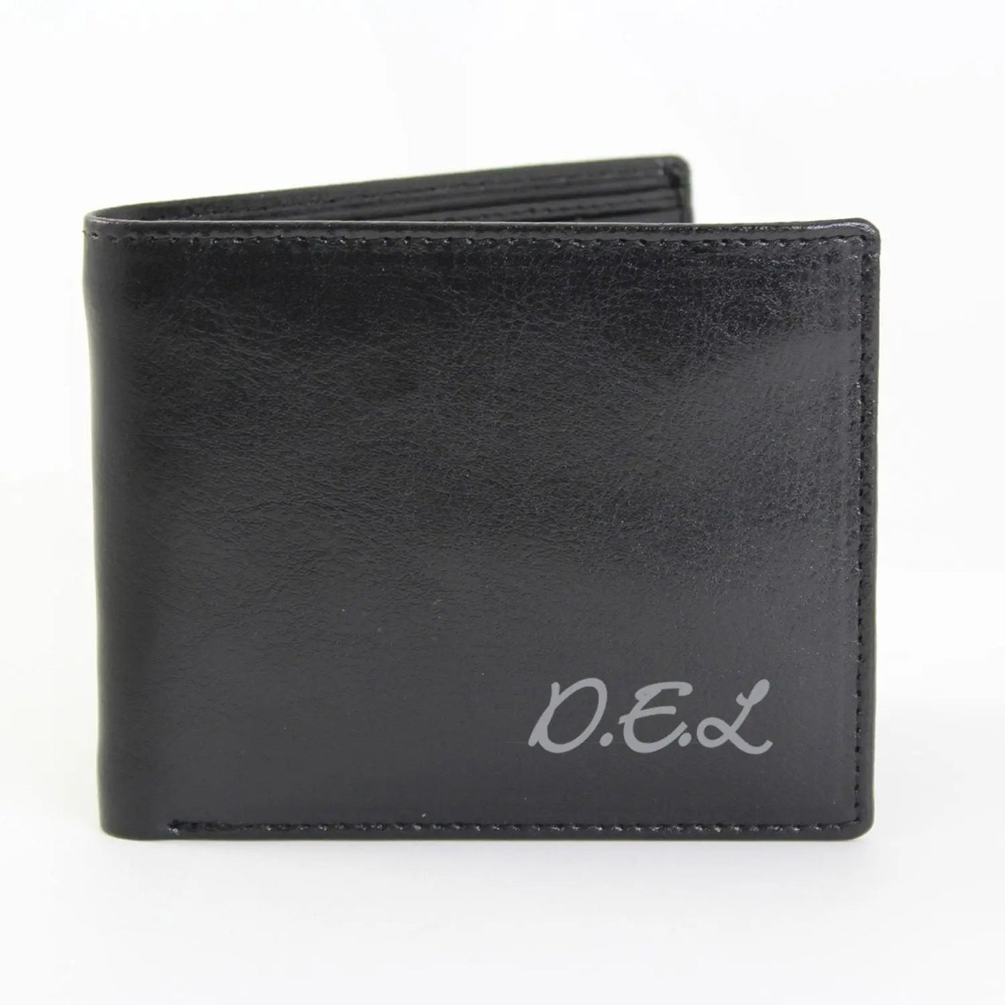 Personalised Script Font Leather Wallet: 2 - Wallets & Money Clips By Gift Moments