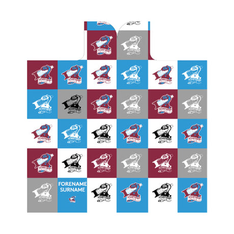 Personalised Scunthorpe United Adult Hooded Fleece Blanket: 1 - Blankets By Scunthorpe United