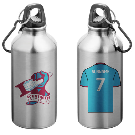 Personalised Scunthorpe United Aluminium Bottle: 1 - Water Bottles By Scunthorpe United