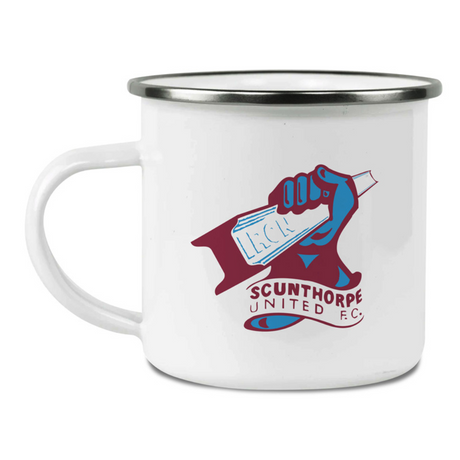 Personalised Scunthorpe United FC Enamel Mug: 2 - Mugs By Scunthorpe United