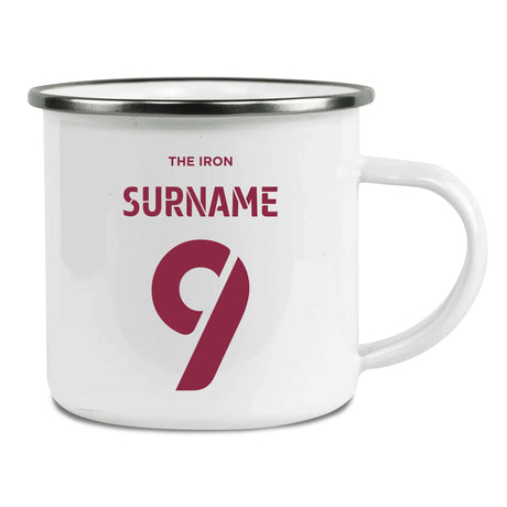 Personalised Scunthorpe United FC Enamel Mug: 1 - Mugs By Scunthorpe United