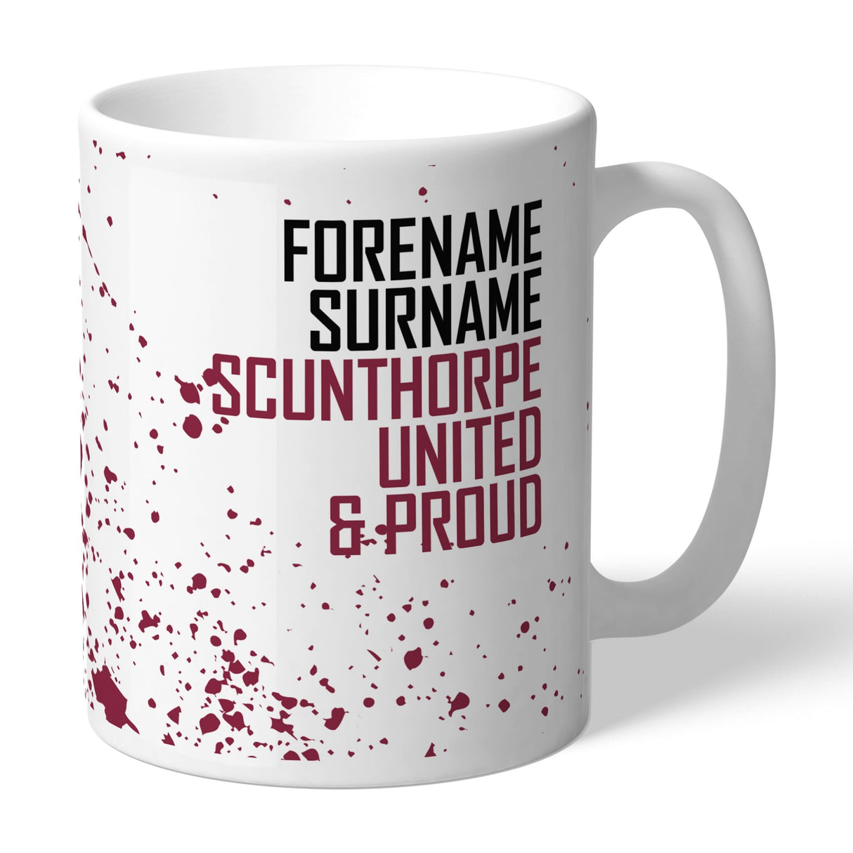 Personalised Scunthorpe United FC Proud Mug: 1 - Mugs By Scunthorpe United