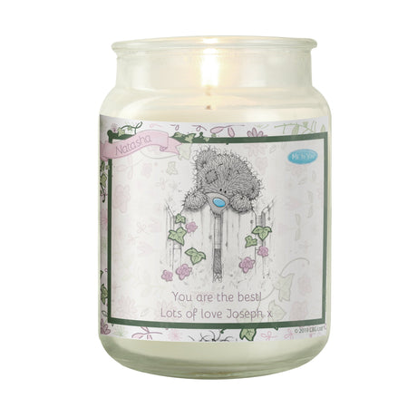 Personalised Me to You Secret Garden Large Candle Jar: 5 - Candles